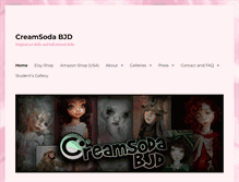 Tablet Screenshot of creamsodabjd.com